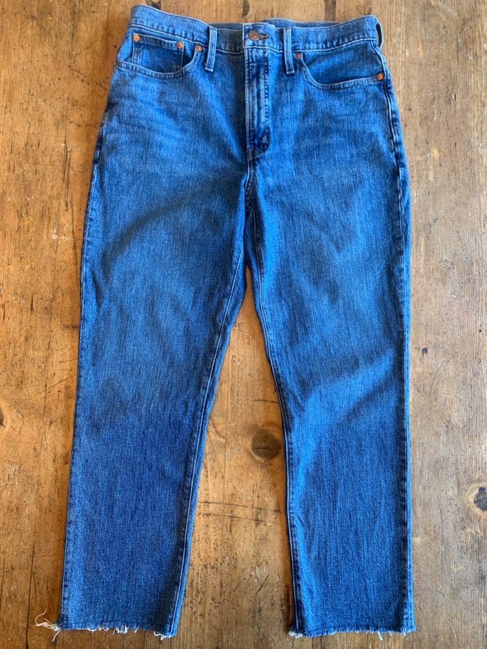 Madewell Straight Perfect Vintage Denim Jeans
